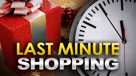 Last-minute shoppers take to stores ahead of holidays